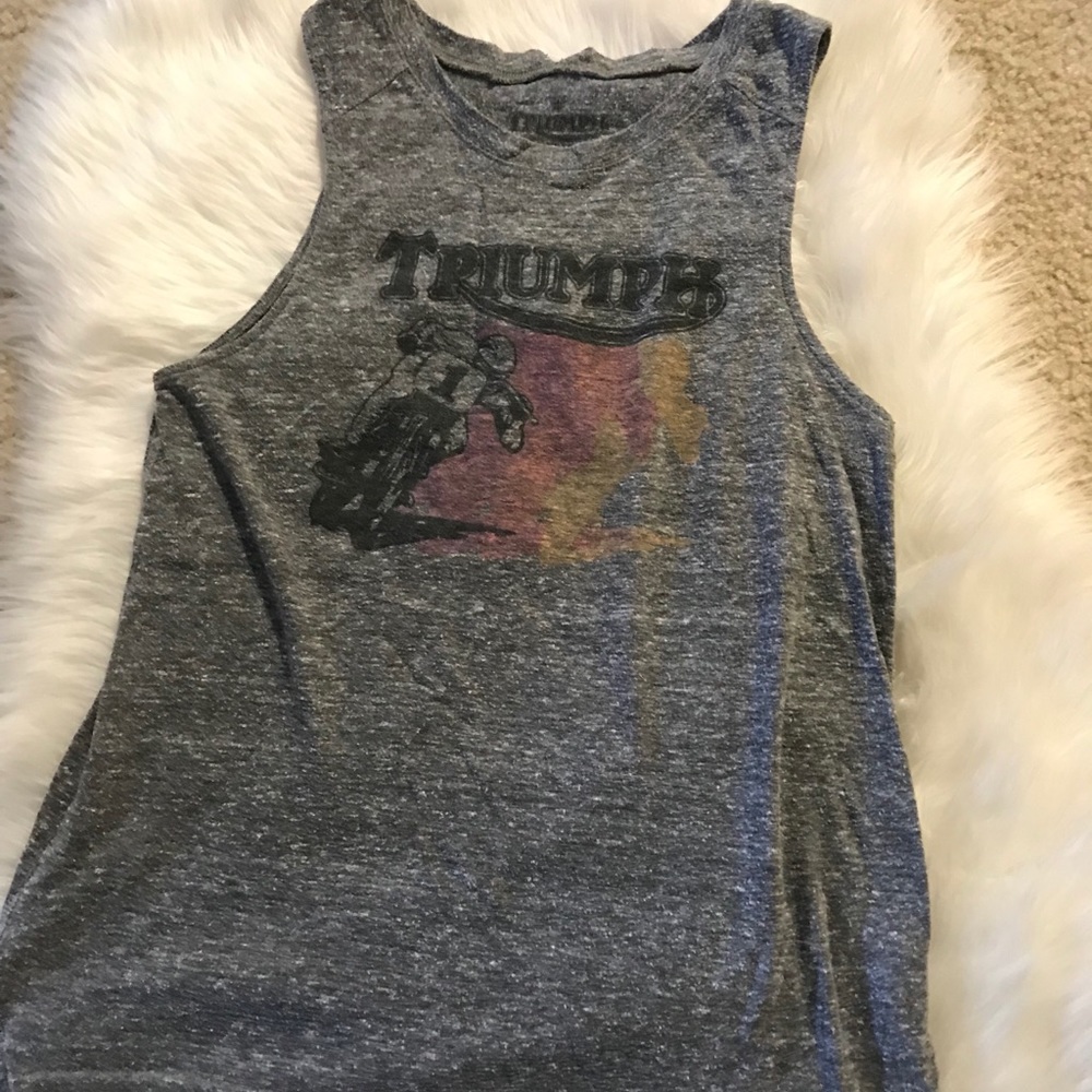 Triumph motorcycle tank top